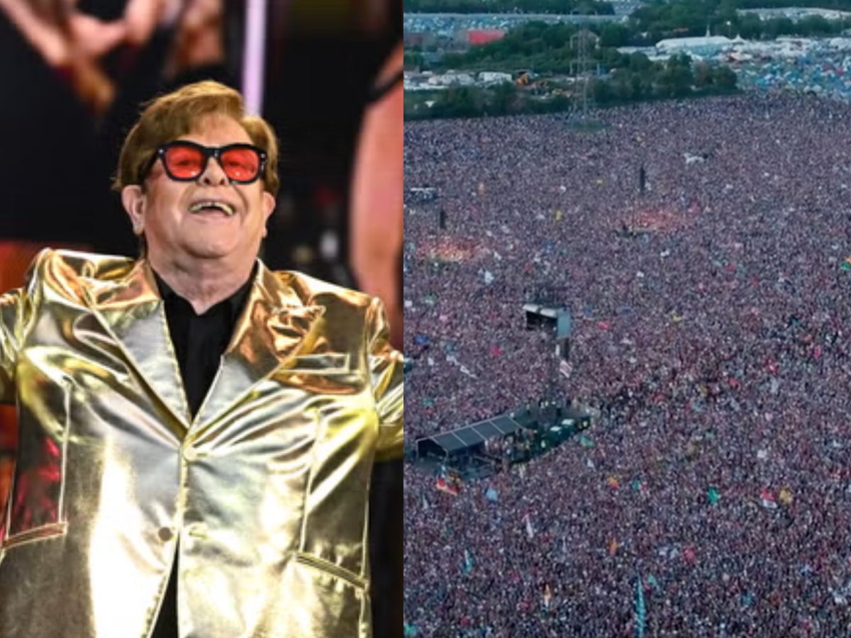 Boyd Reeves Viral Glastonbury 2023 Elton John Crowd